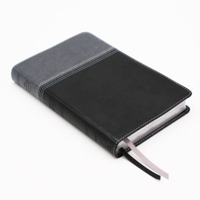 NASB Thinline Bible, Red Letter Edition - Black and Grey