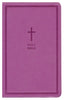 NKJV Compact Large Print Reference Bible Pink with Cross