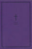 NKJV Large Print Thinline Reference Bible Purple