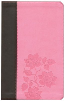 NLT Slimline Center Column Reference - Dark Brown/Pink Flowers