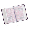 KJV Large Print Compact Bible Purple