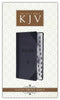 KJV Giant Print Bible-Black/Grey LuxLeather Indexed