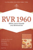 Spanish RVR 1960 Biblia Letra Grande con Referencias, damasco/coral símil piel