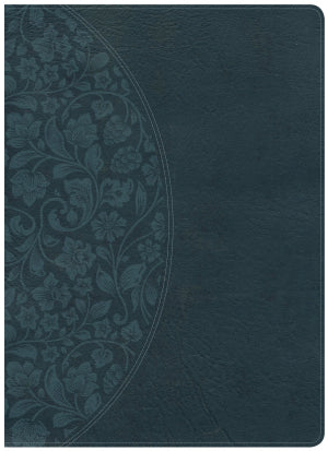 KJV Holman Study Bible Large Print Edition Dark Teal LeatherTouch