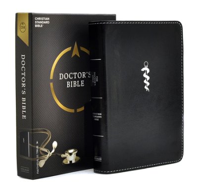 CSB Doctor's Bonded Leather Compact Bible-BlacK