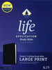KJV Life Application Study Bible/Large Print-Black Bonded Leather - Third Edition