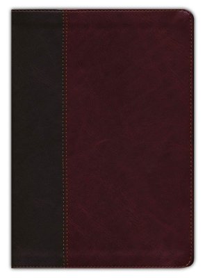 NKJV Life Application Study Bible/Large Print-Brown and Mahogany Bonded Leather Indexed - Third Edition