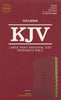KJV Large Print Reference Bible-Brown LeatherTouch with Cross Indexed