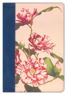 The Message Thinline Bible/Large Print-Garden Bloom LeatherLike