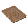 Trust in The Lord Faux Leather Journal Brown - Proverbs 3:5-6