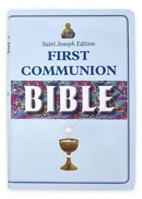 NCB First Communion  Bible -Blue