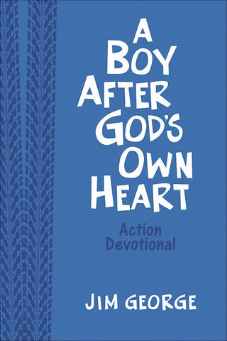 A Boy After God's Own Heart Action Devotional-Blue Milano Softone