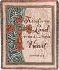 Throw-Trust In The Lord-Tapestry (50" x 60")