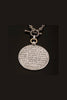 Sterling Silver Proverbs 3:5-6 Reversible Looking Glass Necklace