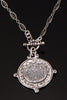 Sterling Silver Reversible Looking Glass Necklace Psalm 145:13