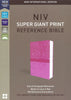 NIV Super Giant Print Reference Bible Imitation Leather Pink