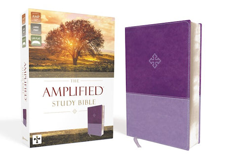 Amplified Study Bible Soft Leather-Look Purple