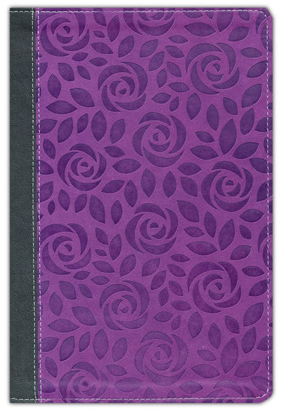 NIV Thinline Bible Giant Print Gray and Purple Imitation Leather