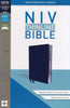 NIV Thinline Bonded Leather Bible - Navy