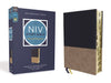 Study Bible (Fully Revised Edition) (Comfort Print)-Navy/Tan Leathersoft Indexed-NIV