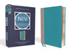 NIV Study Bible (Fully Revised Edition) (Comfort Print)-Teal/Gray Leathersoft Indexed