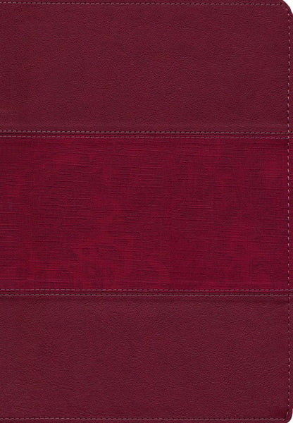 NIV Study Bible/Large Print (Fully Revised Edition) (Comfort Print)-Burgundy Leathersoft Indexed