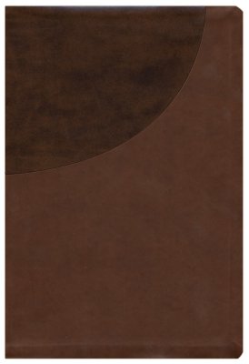 NIV Super Giant Print Reference Bible-Chocolate LeatherSoft