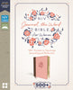 NIV Comfort Print Journal the Word Bible for Women Pink/Brown