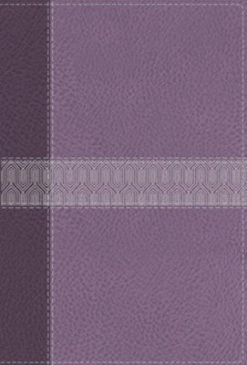 NIV Giant Print Compact Bible (Comfort Print)-Purple Leathersoft
