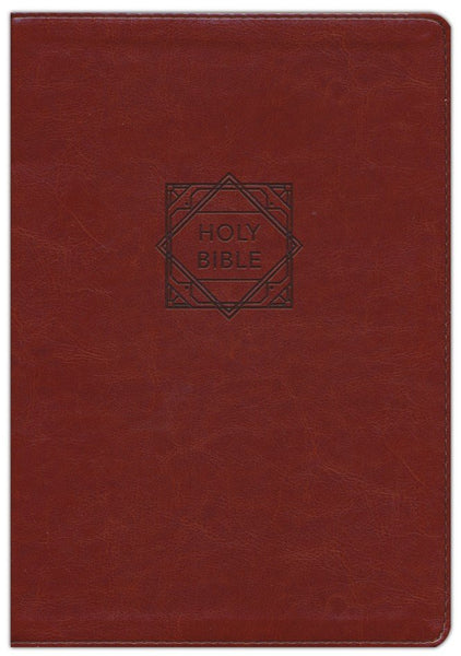 NASB Super Giant Print Reference Bible (Comfort Print)-Brown Leathersoft