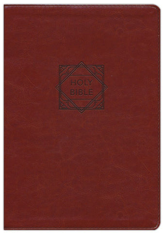 NASB Super Giant Print Reference Bible (Comfort Print)-Brown Leathersoft