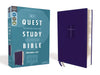 NIV Quest Study Bible/Personal Size (Comfort Print)-Blue Leathersoft The Only Q And A Study Bible
