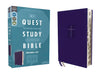 NIV Quest Study Bible/Personal Size (Comfort Print)-Blue Leathersoft Indexed The Only Q And A Study Bible