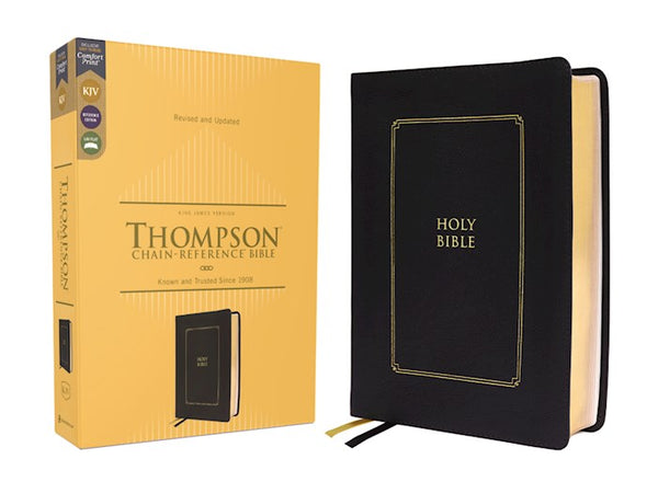 KJV Thompson Chain-Reference Bible (Comfort Print)-Yellow Gold Hardcover