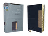 NIV Thinline Bible (Comfort Print)-Blue Leathersoft