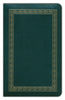 NIV Personal Size Bible/Large Print-Green Premium Goatskin Leather Premier Collection