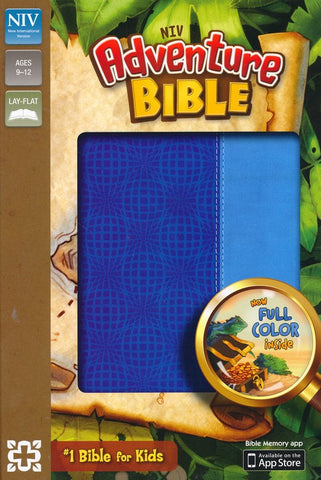 NIV Adventure Bible-Electric blue/Ocean blue