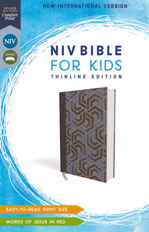 NIV Bible For Kids (Comfort Print)-Blue Cloth Over Board