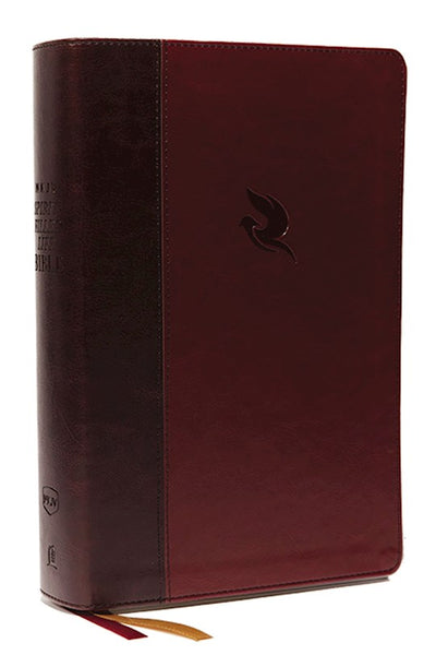 NKJV Spirit-Filled Life Bible (Third Edition) -Burgundy Leathersoft with Dove