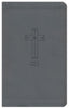NKJV Thinline Bible (Comfort Print)-Charcoal Leathersoft Holy Bible