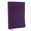 NKJV Thinline Bible/Large Print (Comfort Print)-Purple Leathersoft Holy Bible