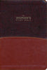 NKJV Large Print Woman's Study Bible (Full Color)-Brown/Burgundy Leathersoft