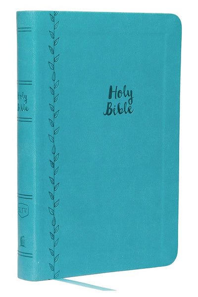 KJV Thinline Bible/Large Print (Comfort Print)-Teal Leathersoft Holy Bible