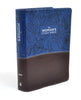 NIV Woman's Study Bible-Blue/Brown Leathersoft