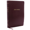 KJV Super Giant Print Reference Bible (Comfort Print)-Burgundy Leather-flex