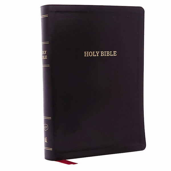 KJV Deluxe Reference Bible Super Giant Print Leather-Look Black