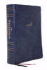 NKJV MacArthur Study Bible (2nd Edition) (Comfort Print)-Navy Blue Leathersoft Indexed