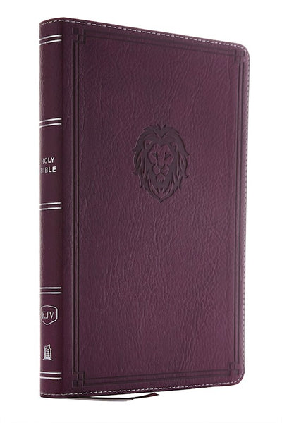 KJV Thinline Bible/Youth Edition (Comfort Print)-Berry Leathersoft