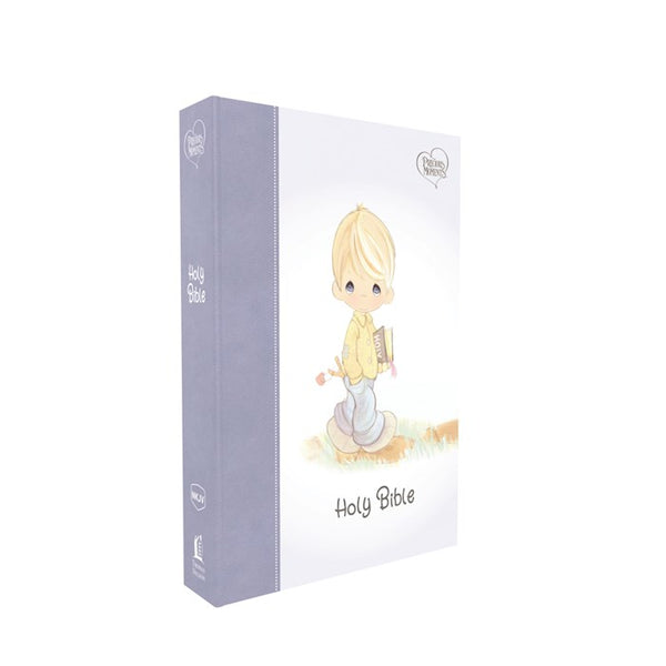 NKJV Precious Moments Small Hands Bible (Comfort Print)-Blue Children's Hardcover