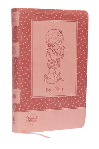 ICB Precious Moments Bible-Pink Leathersoft International Children'S Bible